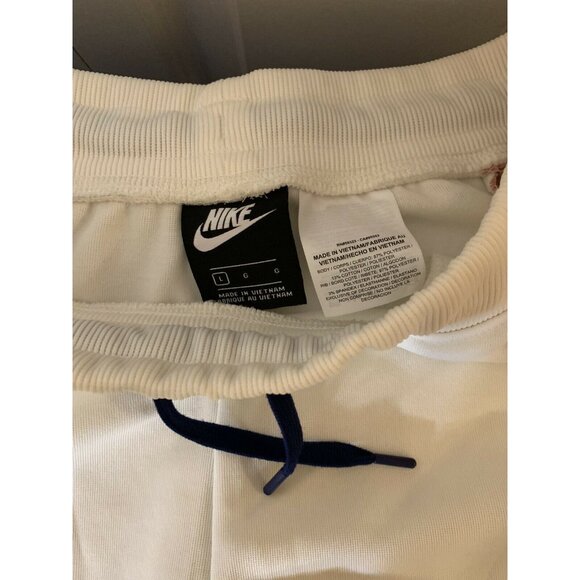 Nike Women's Size L Jogging Pants Black Pink Stripe‎ Drawstring - Picture 2 of 8